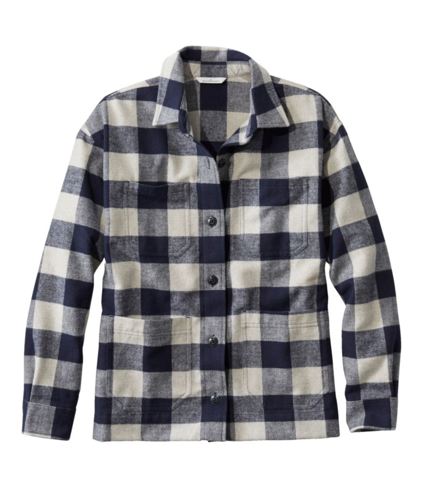 Dark Indigo Heather Plaid