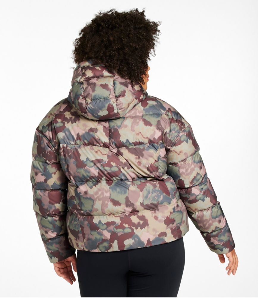 Women's Popham Puffer Jacket, Print, Mauve Taupe Blurred Camo, small image number 3