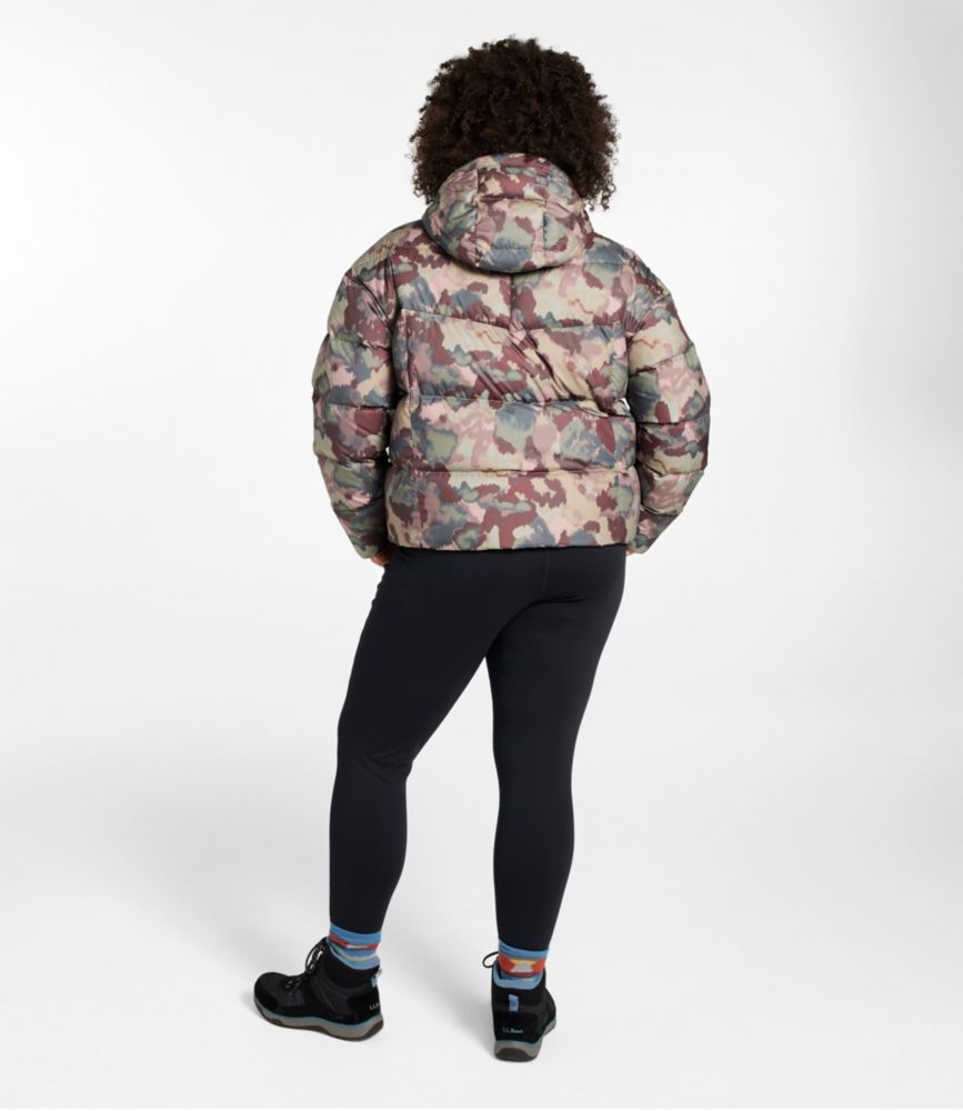 Women's Popham Puffer Jacket, Print, Mauve Taupe Blurred Camo, small image number 5