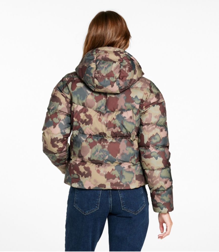 Women's Popham Puffer Jacket, Print, Mauve Taupe Blurred Camo, small image number 3