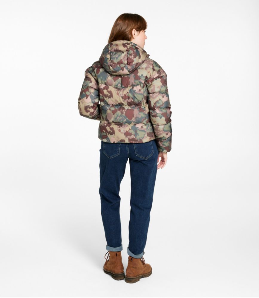 Women's Popham Puffer Jacket, Print, Mauve Taupe Blurred Camo, small image number 5