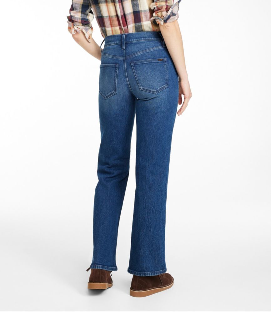 Women's Signature Original Jeans, High-Rise Straight-Leg, Heritage Dark, small image number 3