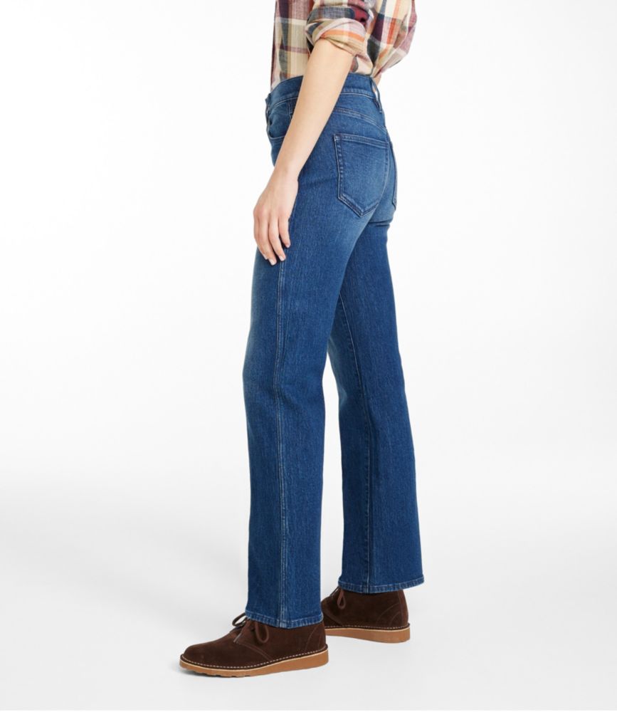 Women's Signature Original Jeans, High-Rise Straight-Leg, Heritage Dark, small image number 4