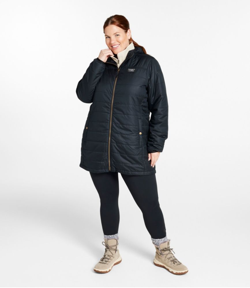 Women's Mountain Classic Puffer Coat, Black, small image number 4