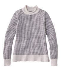 Women's SuperSoft Waffle Sweater, Turtleneck at L.L. Bean