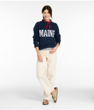 Women's Signature Original Cotton Sweater, Rollneck Novelty