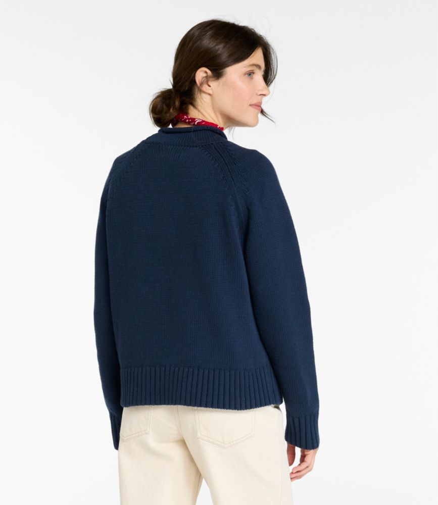 Women's Signature Original Cotton Sweater, Rollneck Novelty