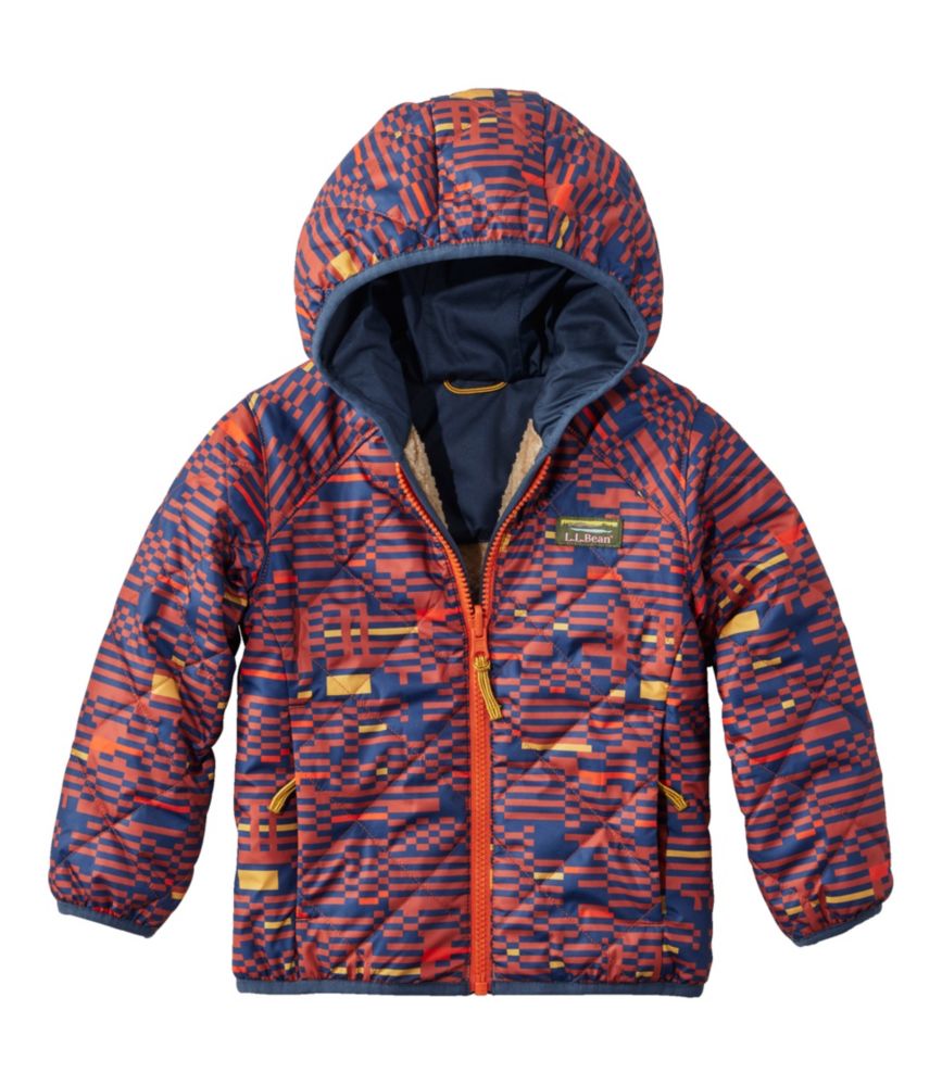 Infants' and Toddlers' Mountain Bound Reversible Hooded Jacket, Print, Night Geo, small image number 1