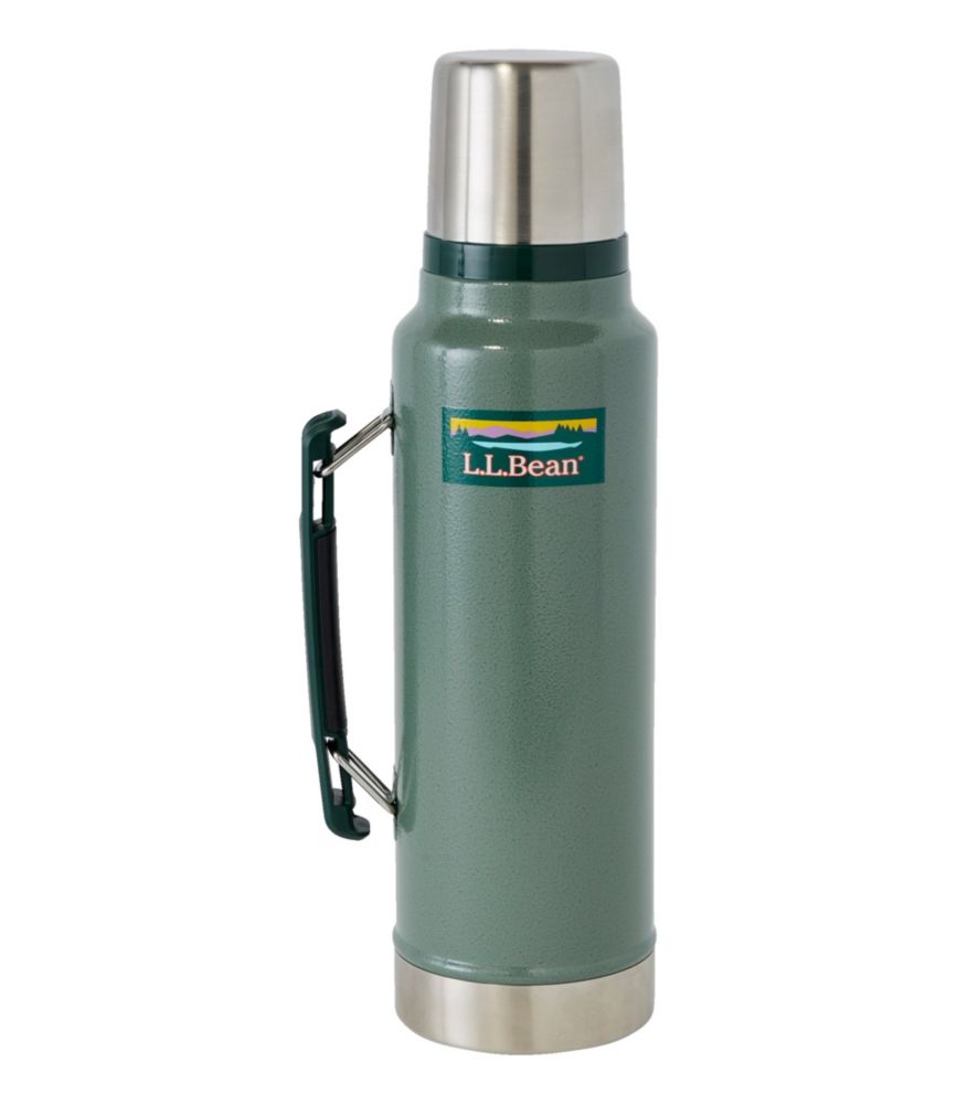 Classic Vacuum Thermos Bottle Coffee Insulated Wide Mouth 1.1 Qt Stainless