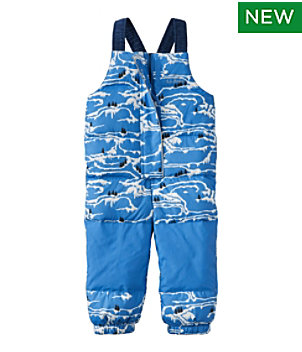 Infants' and Toddlers' L.L.Bean Down Snow Bibs, Print