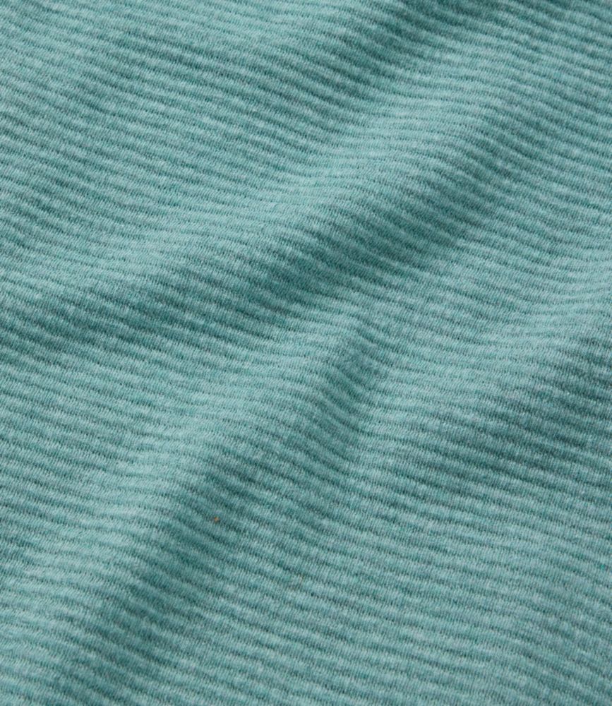 Men's Lakewashed Double-Knit Quarter-Zip Pullover, Dark Charcoal Heather, small image number 7