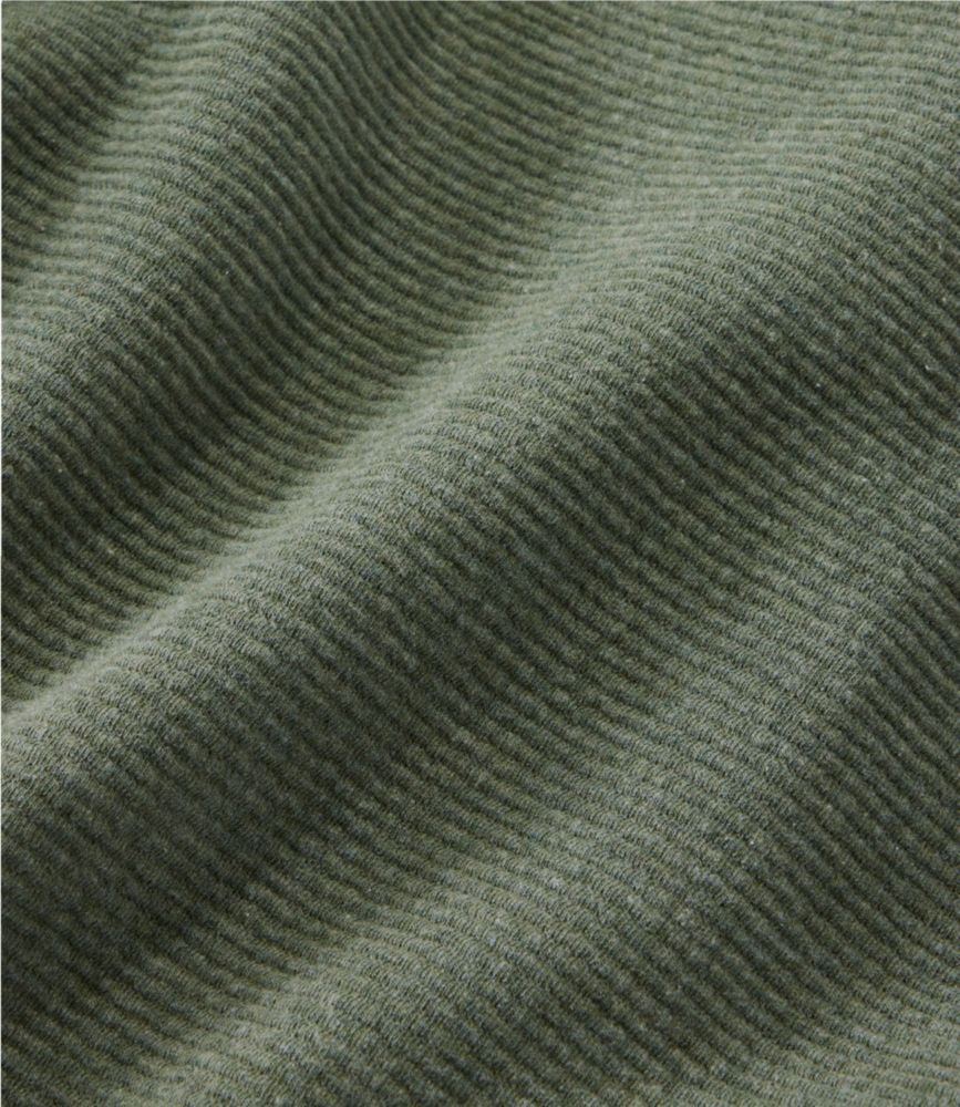 Men's Lakewashed Double-Knit Quarter-Zip Pullover, Brick Orange Heather, small image number 7