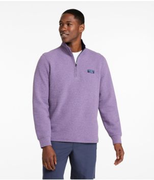 Men's Lakewashed Double-Knit Quarter-Zip Pullover