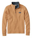 Men's Lakewashed Double-Knit Quarter-Zip Pullover, Barley Heather, small image number 0