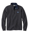 Men's Lakewashed Double-Knit Quarter-Zip Pullover, Dark Charcoal Heather, small image number 0