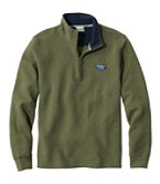 Men's Lakewashed Double-Knit Quarter-Zip Pullover, Regular