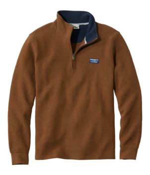 Men's Lakewashed Double-Knit Quarter-Zip Pullover