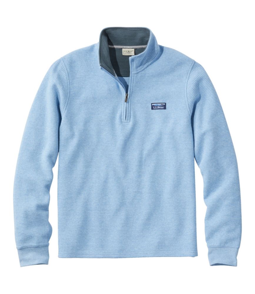 Men s Lakewashed Double Knit Quarter Zip Pullover