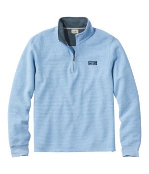 Men's Lakewashed Double-Knit Quarter-Zip Pullover