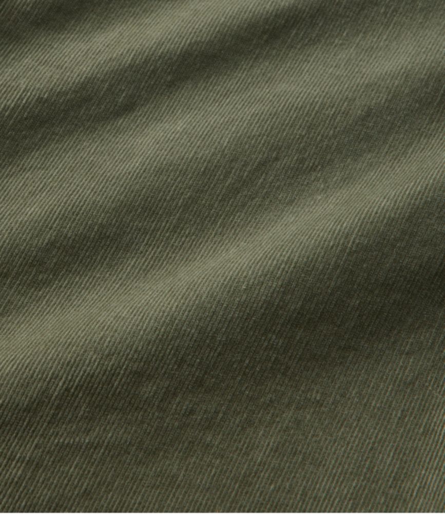 Men's Comfort Stretch® Corduroy Shirt, Long-Sleeve, Traditional Untucked Fit, Silver Birch, small image number 7