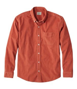 Men's Comfort Stretch® Corduroy Shirt, Long-Sleeve, Traditional Untucked Fit