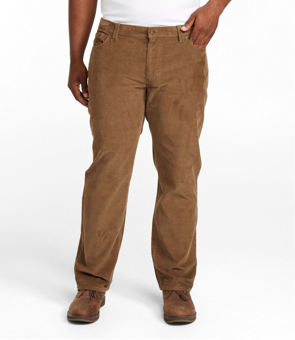 Men's BeanFlex Corduroy Pants, Five-Pocket, Standard Fit, Straight Leg ...