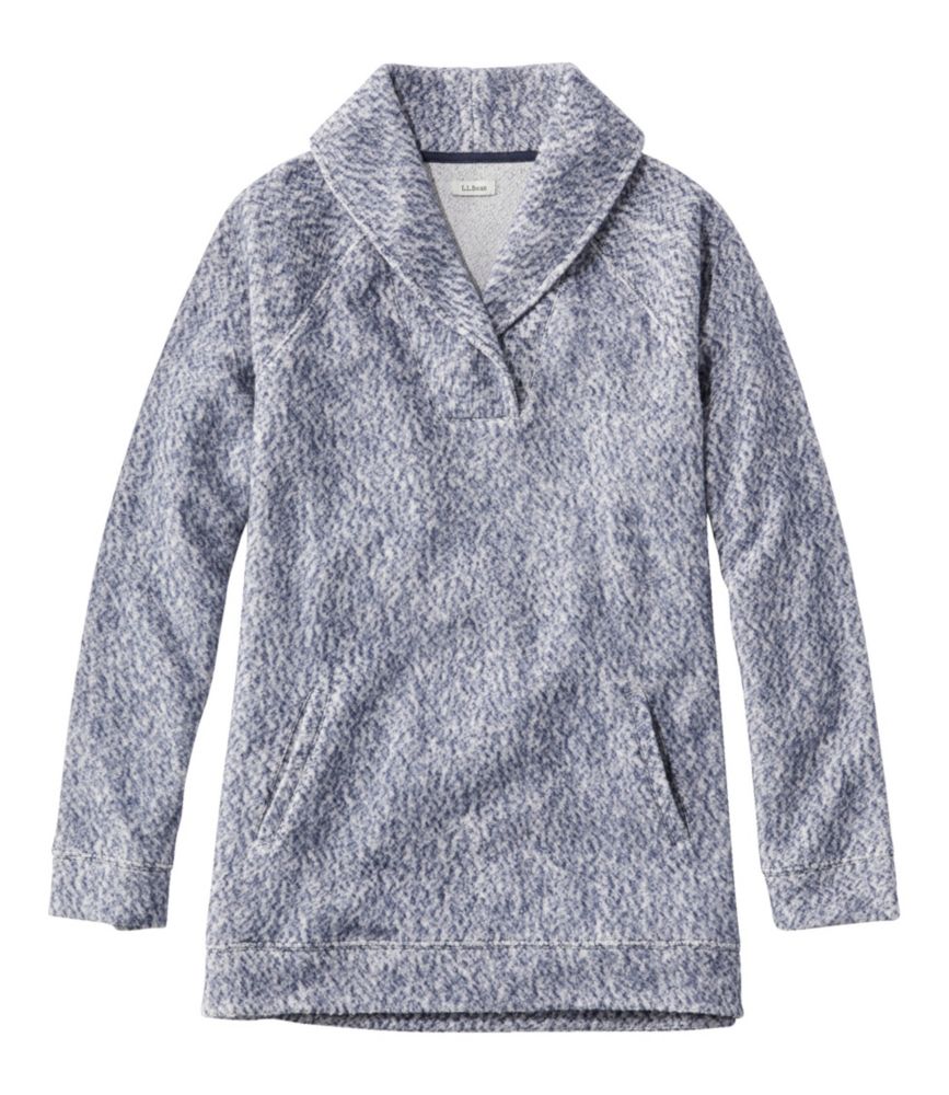 Women's Heritage Marled Fleece, Shawl Collar, , small image number 5