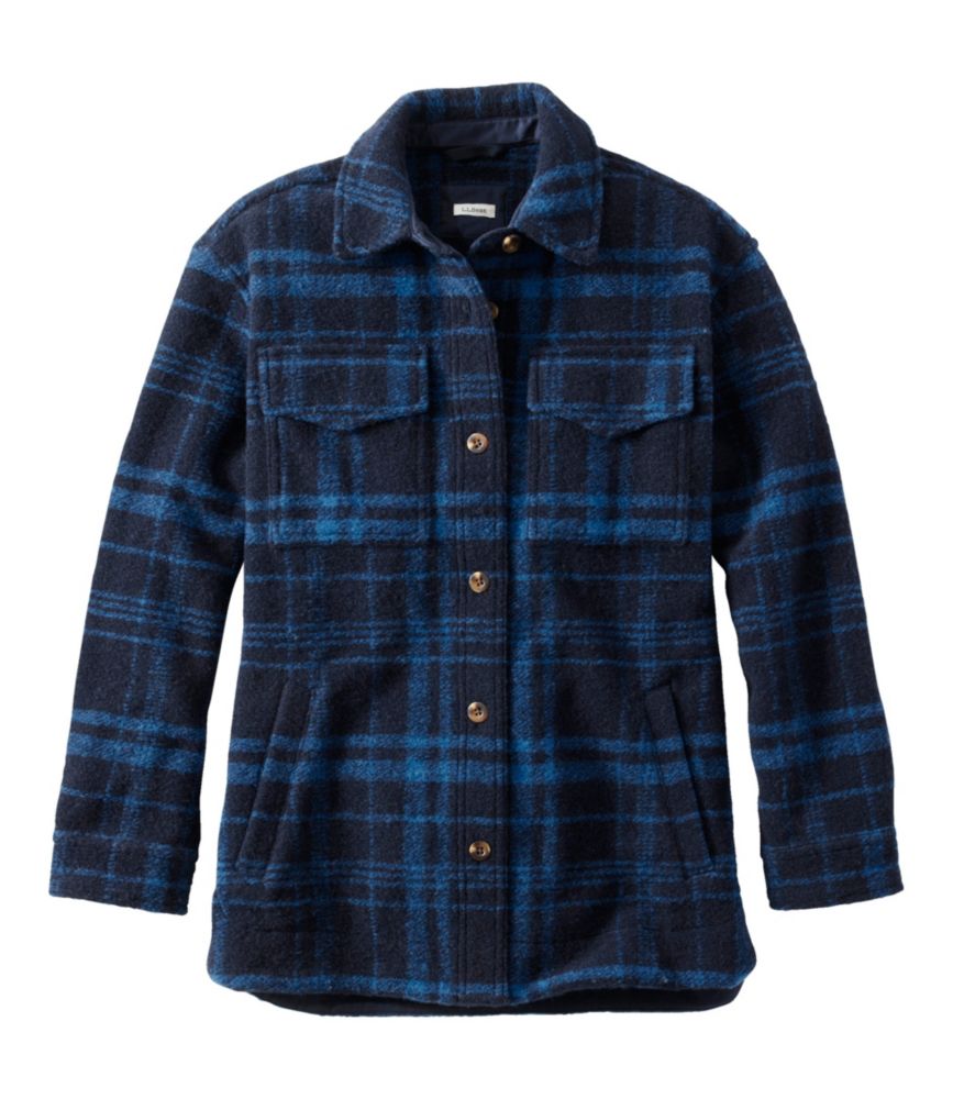Women's Brushed Plaid Shacket