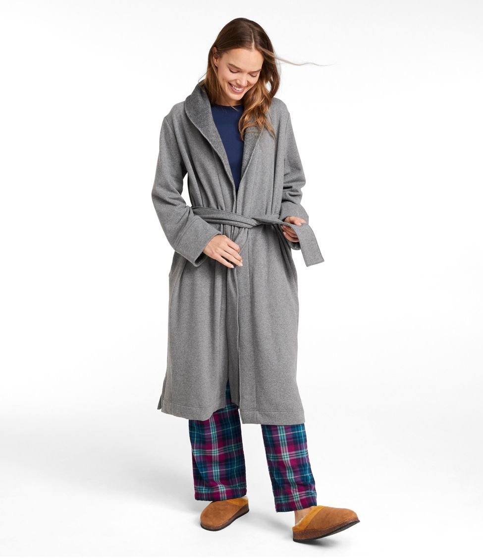 Women's Winter Fleece Robe, Wrap-Front