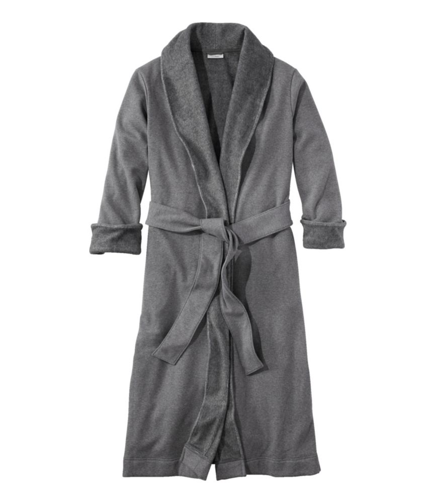 Women's Dream Fleece Robe, Charcoal Heather, small image number 1