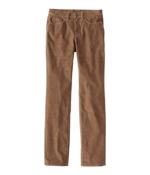 Women's BeanFlex Five-Pocket Corduroy Pants, Mid-Rise Straight-Leg