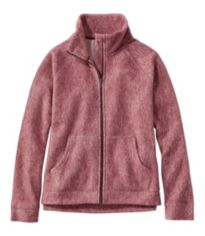 LL Bean Women's Ultrasoft Sweats Gray Full Zip Mock Jacket Item 272009  Large