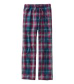 Women's Fleece Lined Flannel Lounge Pants - Red Black Check (LV9) - S; Red  Black Check (LV9)