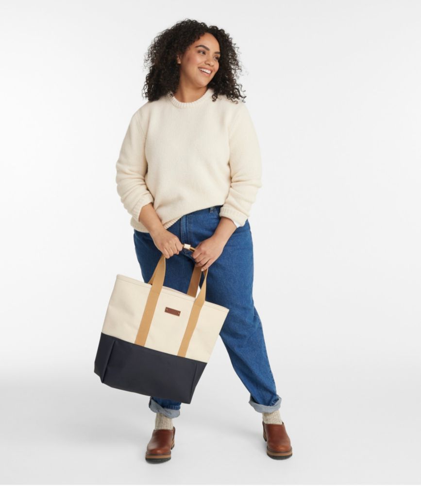 Nor'easter Tote Bag, Open-Top, Bright Mariner, small image number 6