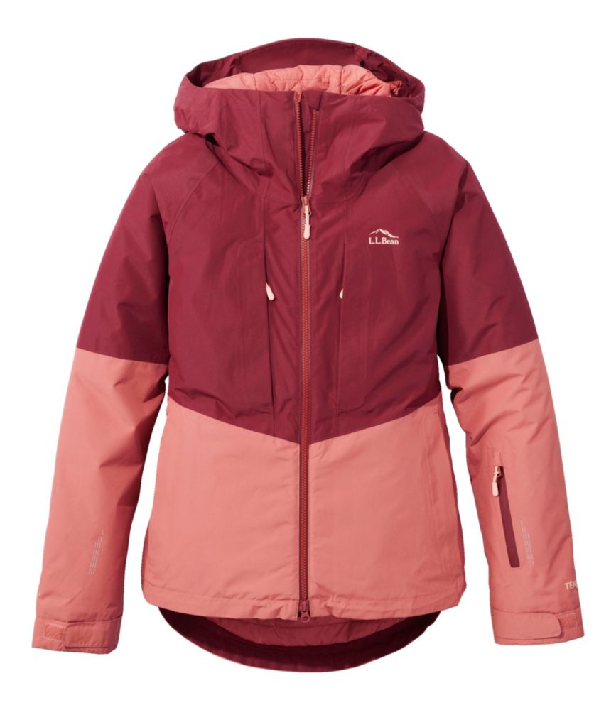 Women's Wildcat Waterproof Ski Jacket, Deep Rosewood/ Sienna Brick, small image number 1