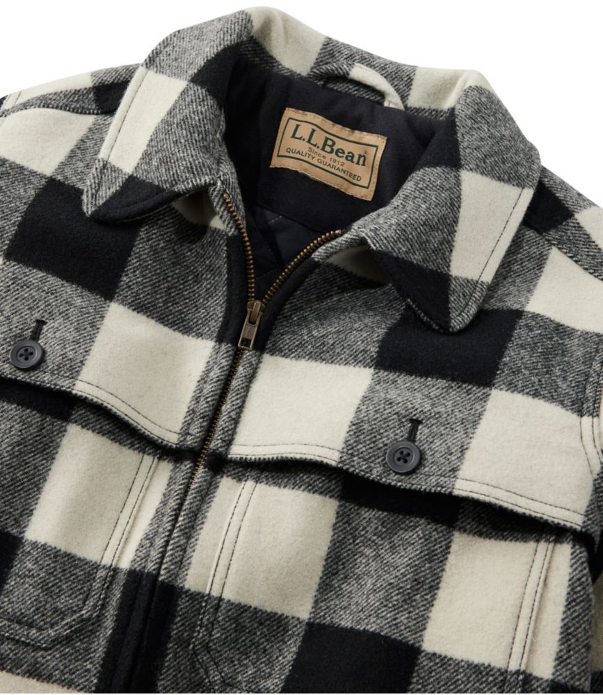 Women's Maine Guide Zip Front Jac-Shirt with Primaloft, Plaid, Coal Buffalo, small image number 4