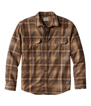 Men's Maine Guide Lightweight Merino Wool Field Shirt, Plaid