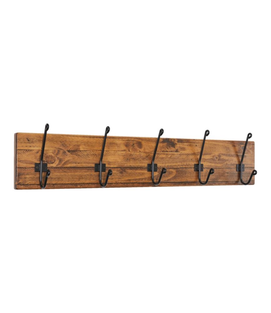 Rustic Wooden Wall Rack