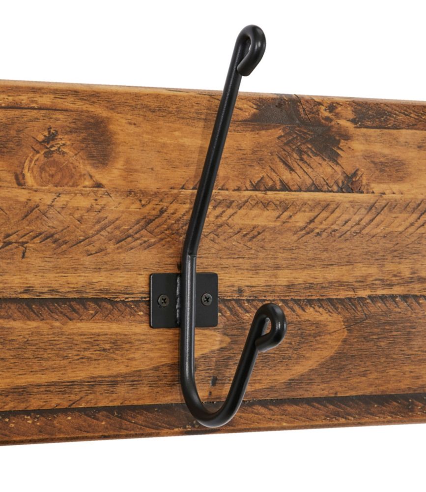 Rustic Wooden Wall Rack