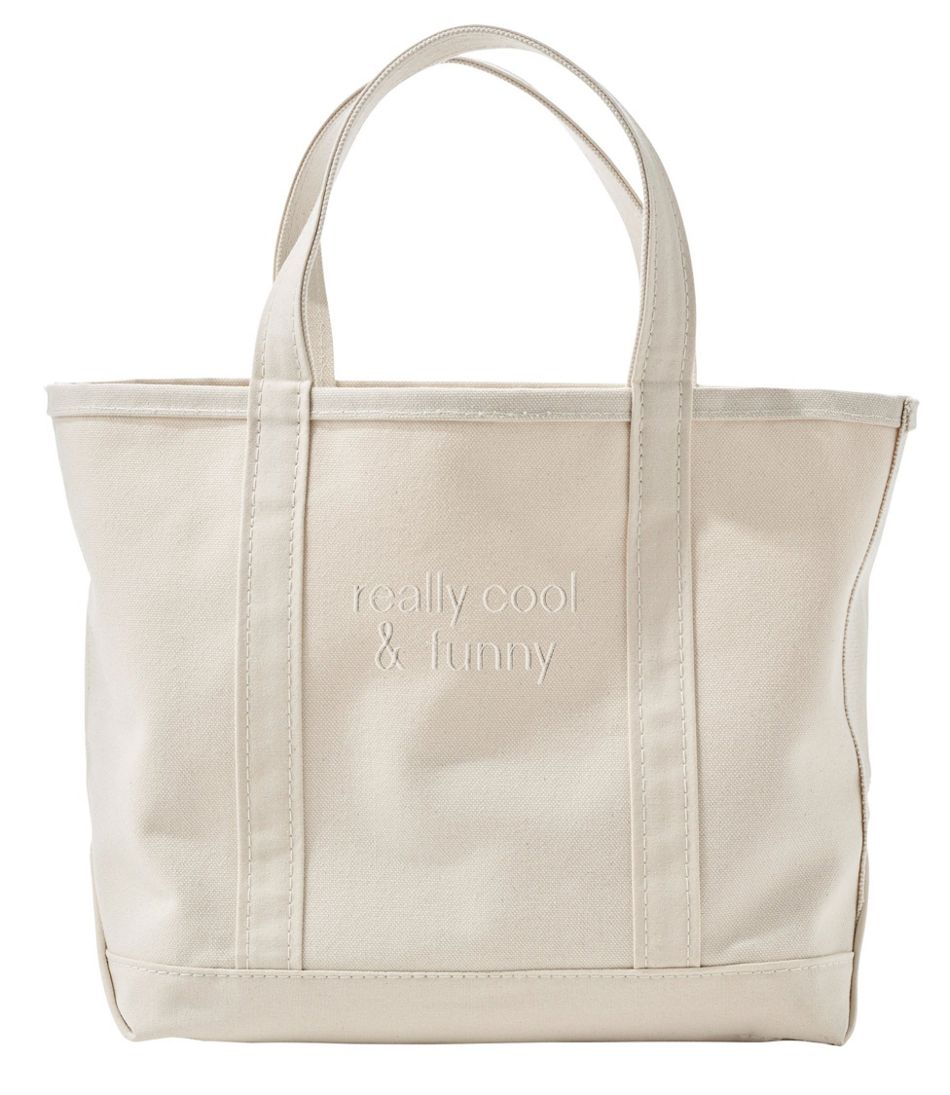 Embroidered Tote Bag Canvas Tote Bag Ironic Boat Tote 