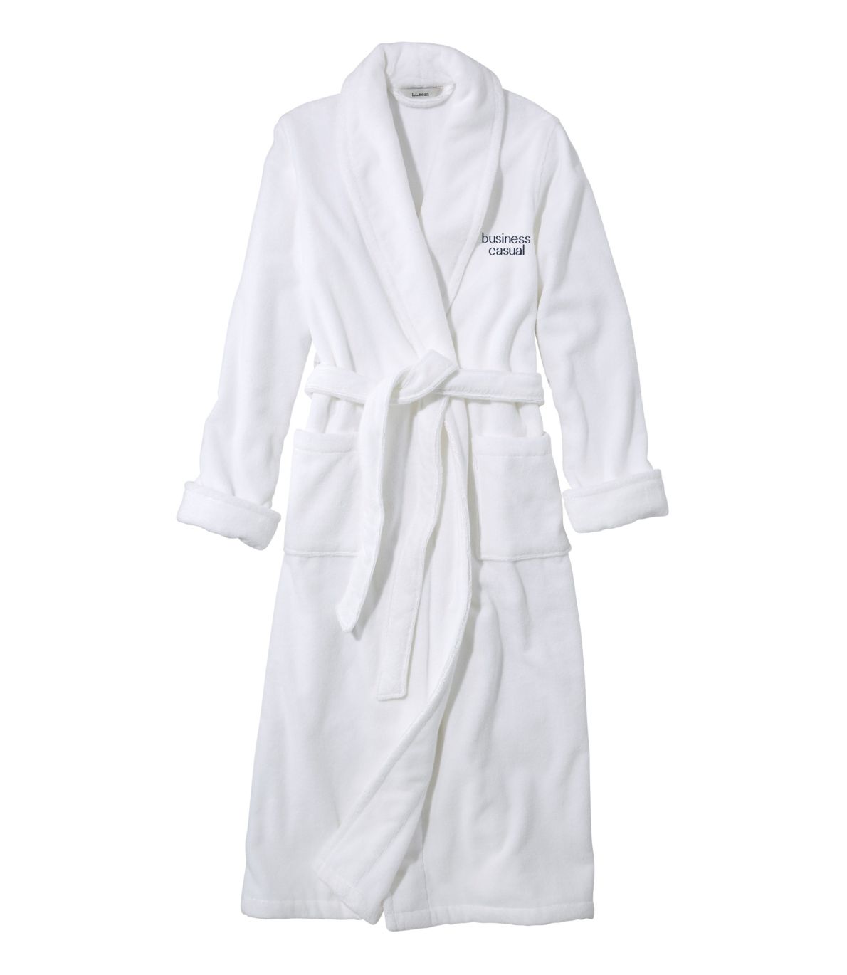 Embroidered Women's Organic Terry Robe