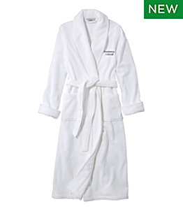 Embroidered Women's Organic Terry Robe