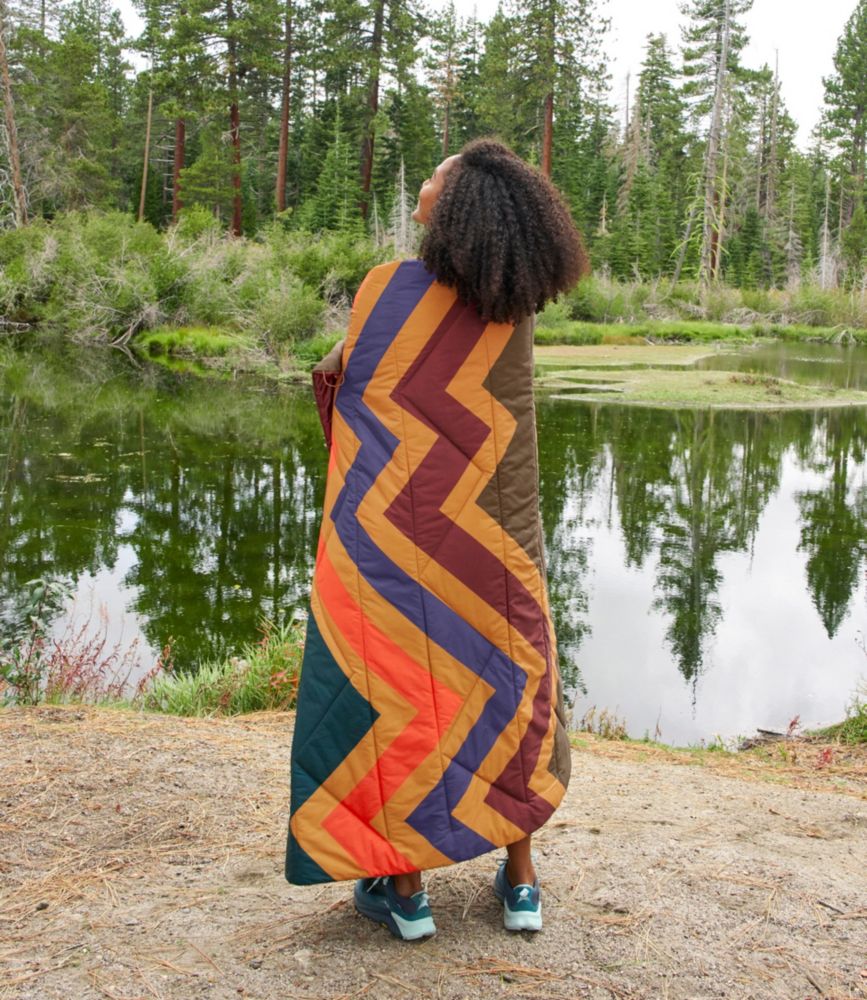 L.L.Bean Puffer Blanket, Cool Sea Blue Colorbars, small image number 11