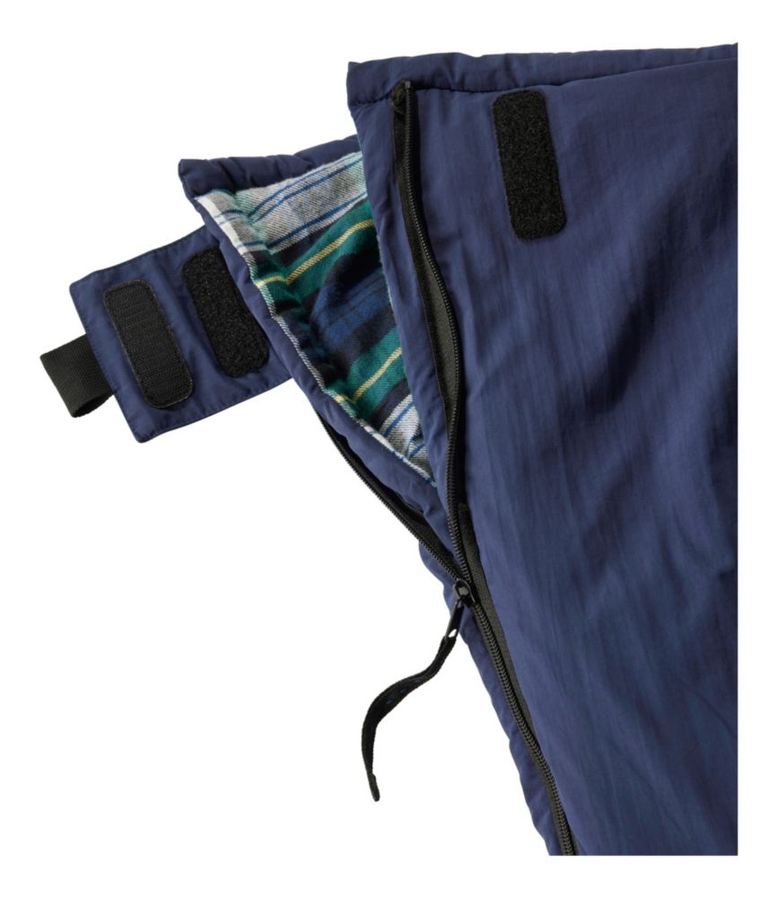 L.L.Bean Flannel Lined Camp Sleeping Bag, 0°