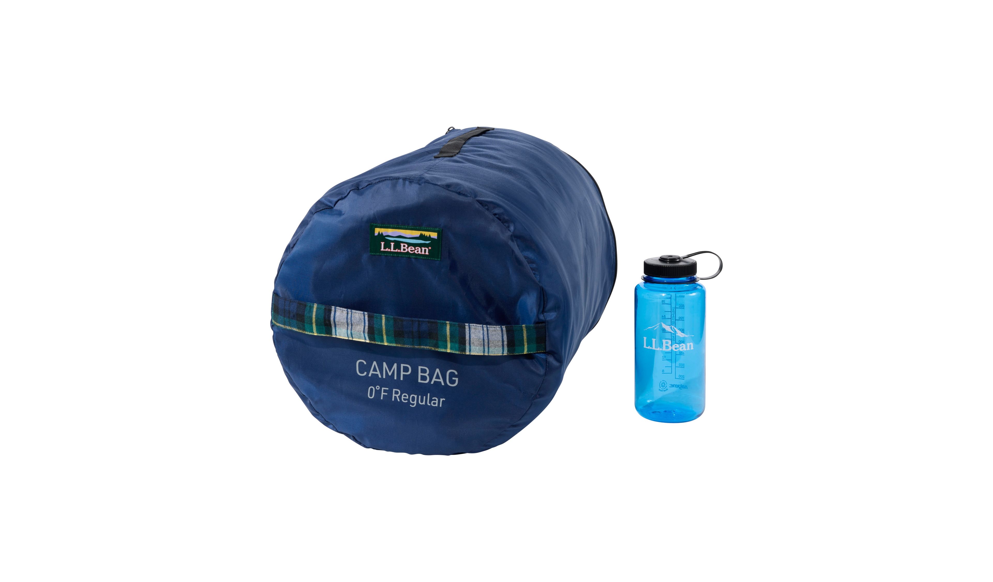 L.L.Bean Flannel Lined Camp Sleeping Bag, 0°