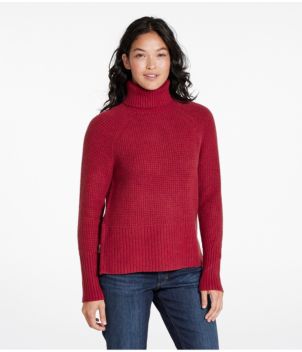 Women's SuperSoft Waffle Sweater, Turtleneck