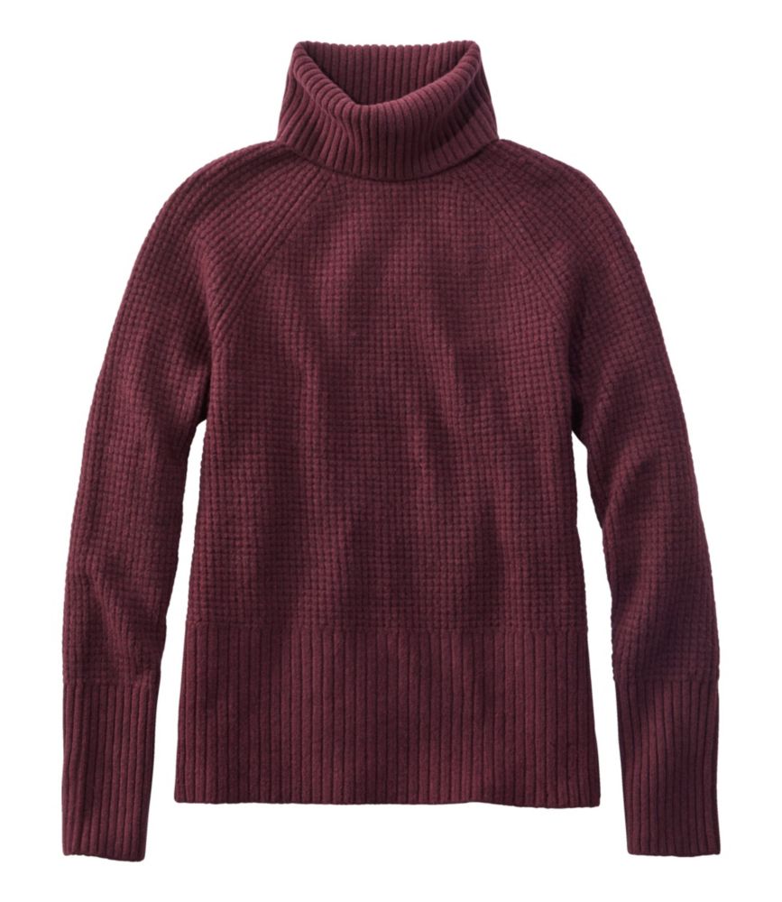 Women's SuperSoft Waffle Sweater, Turtleneck