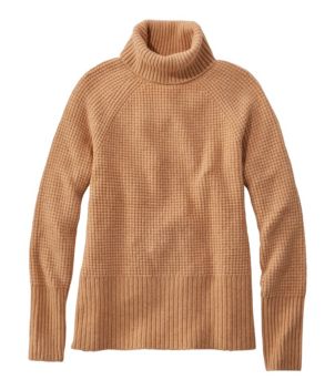 Women's SuperSoft Waffle Sweater, Turtleneck