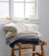 Ll bean cable online knit blanket