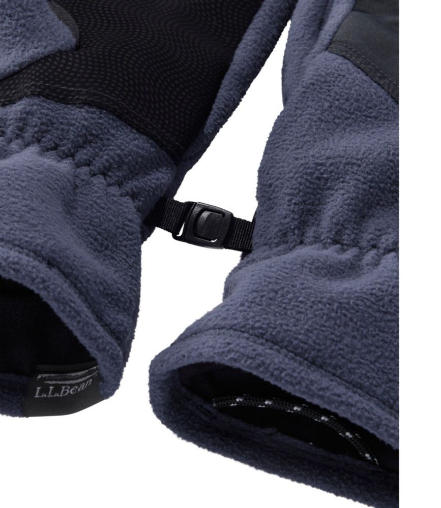 Men's Mountain Classic Fleece Gloves, Dark Teal Blue/Shale Gray, small image number 2